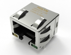 RJ45网口，体积小，带灯,RJ45连接器，国产品牌,替代RJE73188